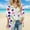 Purple, variant on Summer Womens Floral Printed Puff Sleeve Chiffon Kimono Cardigan Loose Cover Up Casual Blouse Tops Open Cardigan Sweater Cactus Cardigans for Women Fall Cardigan Sweater Cardigans for Women plus Size