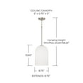 thumbnail image 2 of Capital Lighting 348811BN Lawson 9" Wide Mini Pendant - Nickel, 2 of 7