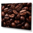 thumbnail image 2 of Designart "Macro Food Coffee Beans painting" Food & Beverage Canvas Art Print, 2 of 5