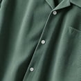 thumbnail image 5 of Men's Button Down Corduroy Shirt Jacket Casual Soild Long Sleeve Shacket Overshirts Jackets, 5 of 9