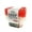 6-Pk 42oz Red Rectangle, variant on Alpine Cuisine Twist 2 Lock Food Storage Containers with 6 Lids & 6 Bodies 12-Piece 32oz (946ml) | A Versatile & Convenient Kitchen Organization Solution | Food Storage Containers - Dishwasher Safe