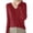Brick Red, variant on Comdrip Lightweight Sweaters for Women, Casual V Neck Sweaters for Women Long Sleeve Crew Neck Soft Knitted Pullover Knitted Blouse Comfy Sweaters for Women Blue L