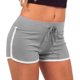 thumbnail image 3 of Pantalones cortos deportivos para gimnasio y fitness para mujer, pantalones cortos para gimnasio, yoga, minipantalones cortos a rayas para baile, deporte, fitness, elásticos, 3 of 5