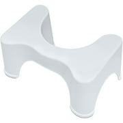 Squatty Potty 9 in Plastic Toilet Stool, White