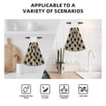 thumbnail image 4 of Sikiie Cute Black Dog Hand Towel with Loop Hanging Towel Absorbent Tie Towels for Kitchen Tea Bar Bathroom Decor, 4 of 7