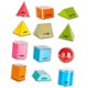 thumbnail image 1 of Bloques de formas geométricas 3D para niños, juguete educativo manipulador, juguetes de aprendizaje transparentes, geometría, útiles escolares para ni, 1 of 9