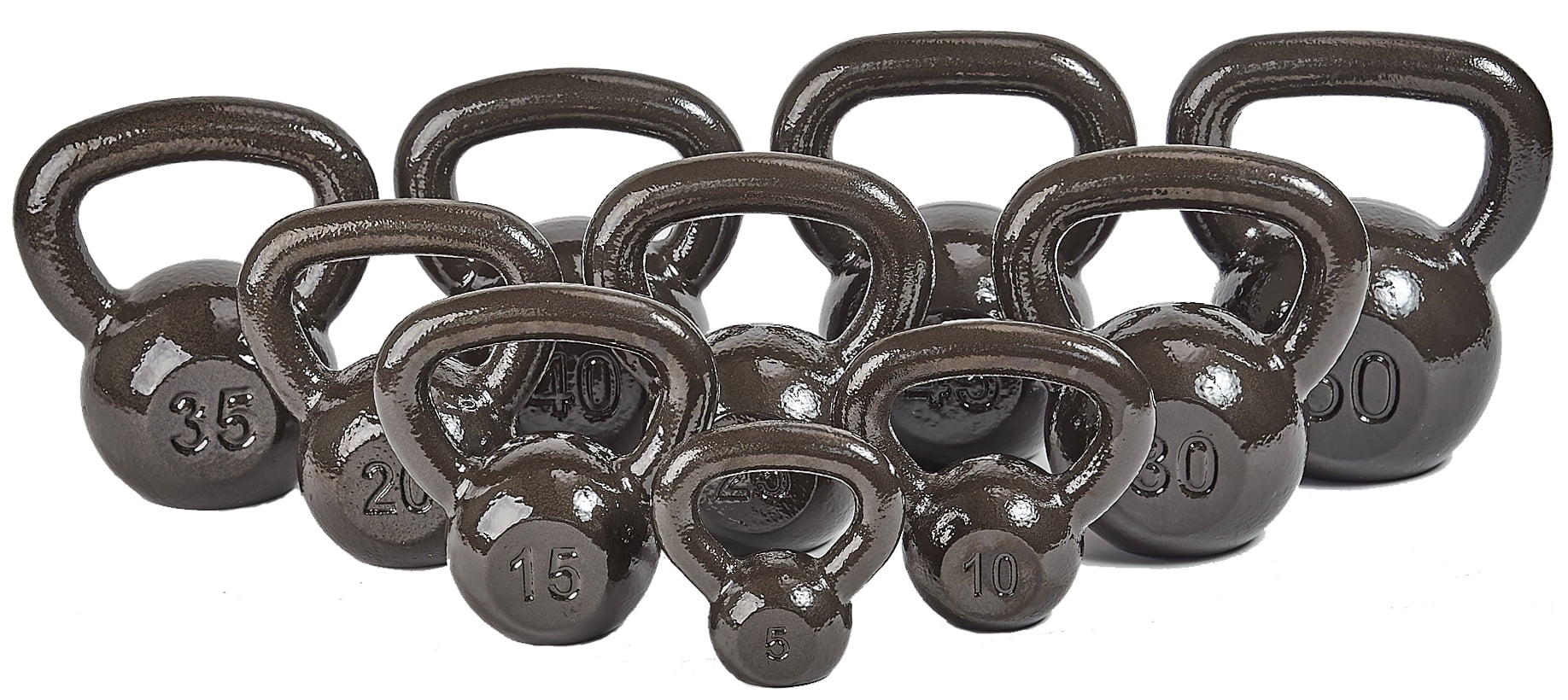 BalanceFrom Cast Iron Kettlebell, Single, 50 lbs