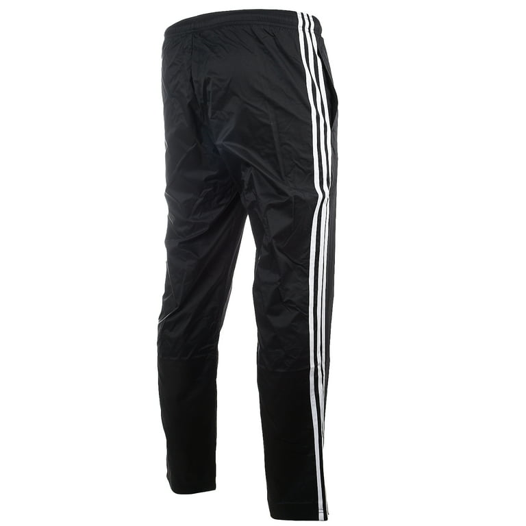 Adidas Essentials 3-Stripe Wind Pants - Black/Black/White - Mens