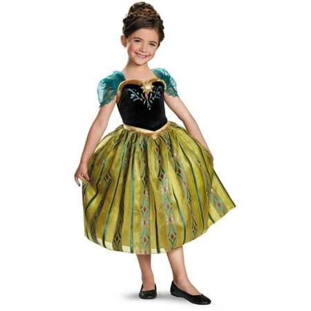 Girl's Anna Coronation Gown Deluxe Halloween Costume -