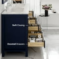 thumbnail image 5 of Eviva Aberdeen 60 Inch Double Sink Blue Transitional Bathroom Vanit, 5 of 7