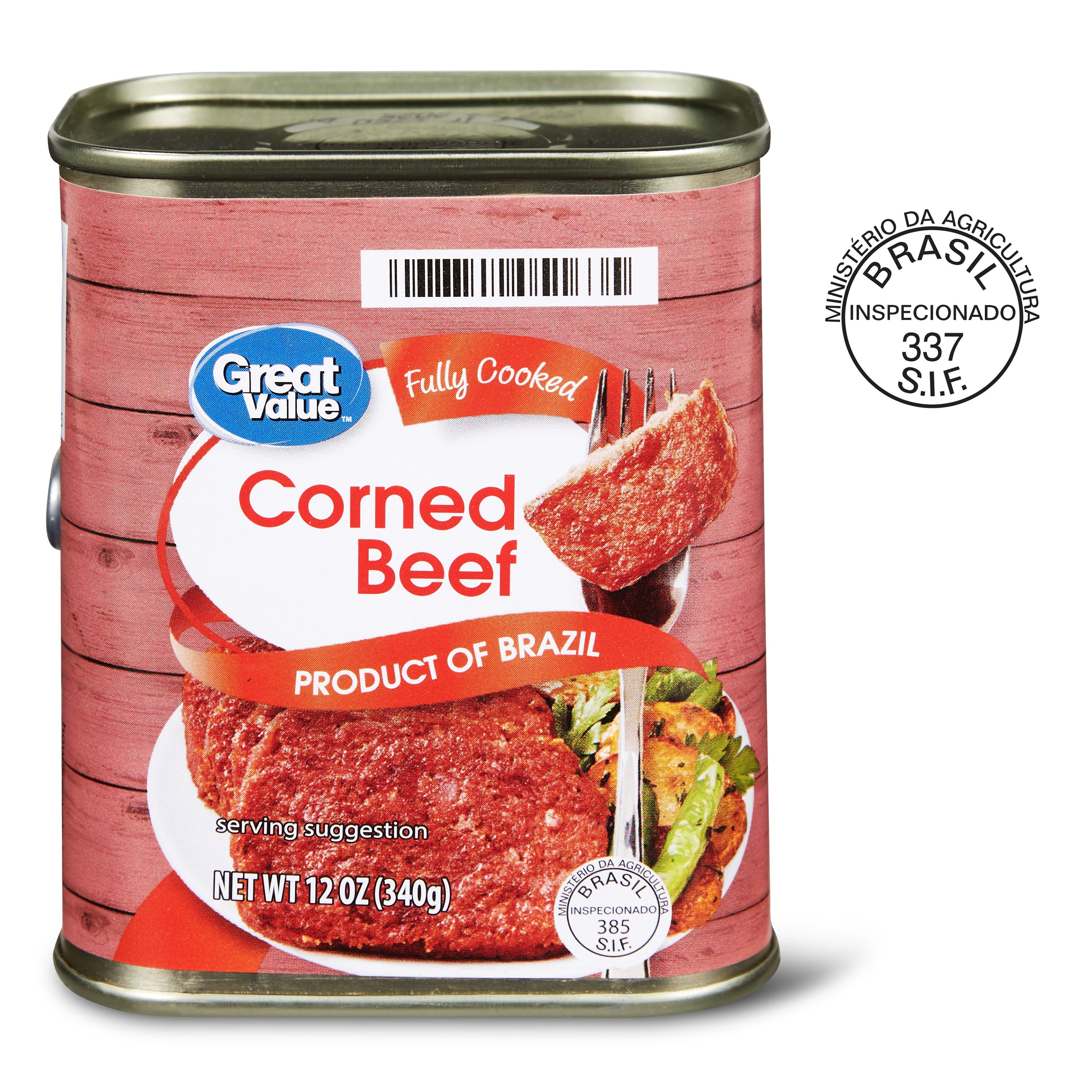 Great Value Corned Beef, 12 oz