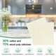 thumbnail image 2 of Uxcell 6-Pack Toallas de Lavar Suecas para Cocina, 7"x8" Toallas de Papel de Celulosa Reutilizables Lavables Sin Rayones [Blanco], 2 of 6