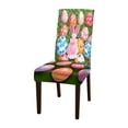 thumbnail image 1 of D 20X18X22 Inch Stool Cover With Easter Egg And Bunny Design For Dining Chair Restaurant Hotel Home Spring Festive Holiday Decoration D Style, 1 of 7