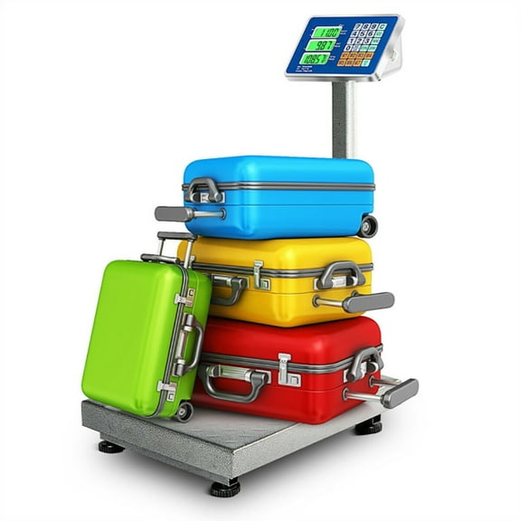 GVN 660 lbs Weight Platform Scale Digital Floor Folding Scale