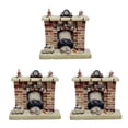 thumbnail image 3 of Billuyoard Chimenea de muebles de escena en miniatura para exhibición de ventana modelo de bricolaje estilo A Type1 NO1, 3 of 6