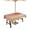 Orange, variant on Fsddascl Burnt Orange Ombre Coastal Outdoor Tablecloth - 54 Inch Round Dining Table Cover, Summer Nautical Beach Ocean Seaside Waterproof Outdoor Table Cloth with Umbrella Hole & Zipper for Patio