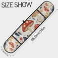 thumbnail image 3 of Yayeee Double Oven Mitt Kitchen Heat Resistant Baking 35" x7" Quilted Glove, White Mushroom, 3 of 6