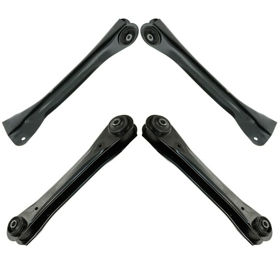 TRQ Front Lower & Upper Control Arm Set for Jeep Cherokee Comanche Wagoneer PSA62761