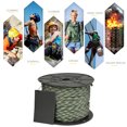 thumbnail image 4 of Toystoory Cuerda de escalada Cuerda de supervivencia antideslizante Cuerda de seguridad portátil para senderismo para actividades al aire libre Escalada Camuflaje, 4 of 6