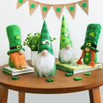 thumbnail image 5 of Bunny Chorus Decoraciones del día de San Patricio 4 piezas Gnomos del día de San Patricio Felpa hecha a mano Tomte Decoraciones clásicas del día de San Patricio para el hogar Tbale Oficina Decoración, 5 of 5