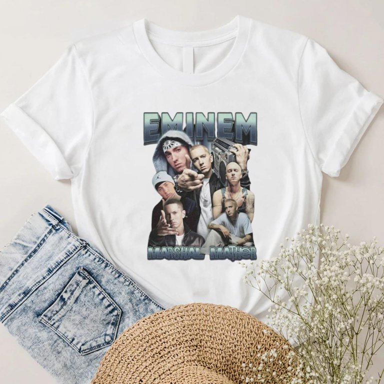 Eminem Slim Shady Retro T Shirt, Vintage Bootleg Detroit 8 Mile 