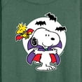 thumbnail image 3 of Peanuts - Snoopy Woodstock Vampire - Women's Lightweight French Terry Long Sleeve Shirt, 3 of 6