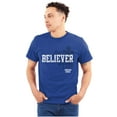 thumbnail image 3 of For Believer and Ever Religious Men's Graphic T Shirt Tees Brisco Brands S, 3 of 6