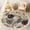 Color 2, variant on Washable Non Slip 3ft Round Rug, Space Asteroid Field Nebulae Stars Circle Area Rugs with Tassels Carpet for Nursery Bedroom Living Room Playroom Tent rug Tent Castle