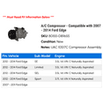 thumbnail image 2 of A/C Compressor - Compatible with 2007 - 2014 Ford Edge 2008 2009 2010 2011 2012 2013, 2 of 2