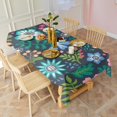 thumbnail image 2 of Pioneer Flower Floral Print Pattern Rectangle Tablecloth 60"x120",Waterproof Polyester Rectangle Table Cloth, Wipeable Spillproof Polyester Tablecloth for Dining, Camping, Indoor and Outdoor, 2 of 6