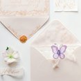 thumbnail image 3 of Miangastore 50 Pcs Papillons Décoratifs en Maille Transparente pour Mariage (Violet), 3 of 9