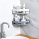 thumbnail image 4 of Estante de almacenamiento para baño Estante de almacenamiento para baño para colgar en la pared Estante de almacenamiento para baño con ventosa para inodoro sin perforaciones Ventosa de, 4 of 5