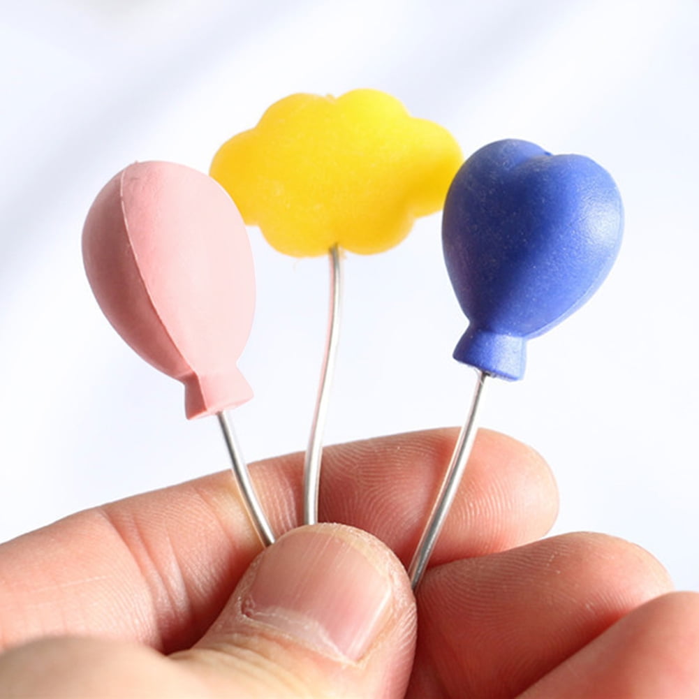Dollhouse Miniature 1:12 Scale Colorful Heart Shaped Balloons Home Decor 