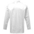 thumbnail image 2 of Premier - Chaqueta de Chef Coolchecker de Manga Larga para Adultos Unisex (Blanco), 2 of 2