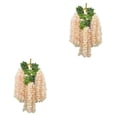 thumbnail image 1 of Ounissouiy 12 piezas de durabilidad duradera-vid de glicinia falsa para decoración champán de flores artificiales de glicinia champán 2Conjunto, 1 of 6