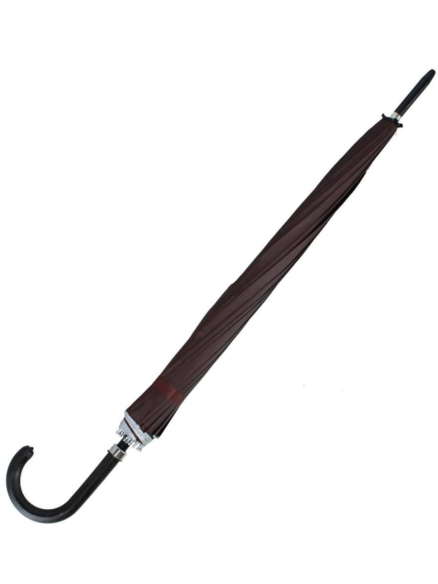 CTM Adult Sleek Solid Color Stick Umbrella