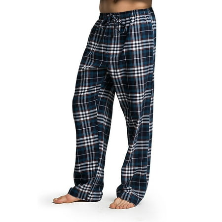 CYZ Men's 100% Cotton Super Soft Flannel Plaid Pajama Pant
