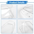 thumbnail image 4 of Unique Bargains 1 Pc Car Front Right Headlight Lens Cover for BMW X3 X4 2018-2021 No.63117466132 PC Clear, 4 of 6