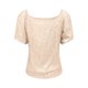 thumbnail image 5 of Mujeres de Manga Corta Tops Color Sólido Lentejuelas Moda Casual Top 95% Poliéster 5% Spandex, Nueva Blusa de Cuello Redondo para la Fiesta Y Diario, 5 of 6