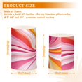 thumbnail image 6 of Yayeee Flameless Candles with Remote Flickering Battery Operated Multi Color Changing, Swirling Lines, 6 of 7