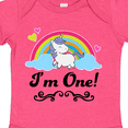 thumbnail image 4 of Inktastic 1st Birthday Unicorn Rainbow 1 Year Old Party Girls Baby Bodysuit, 4 of 5