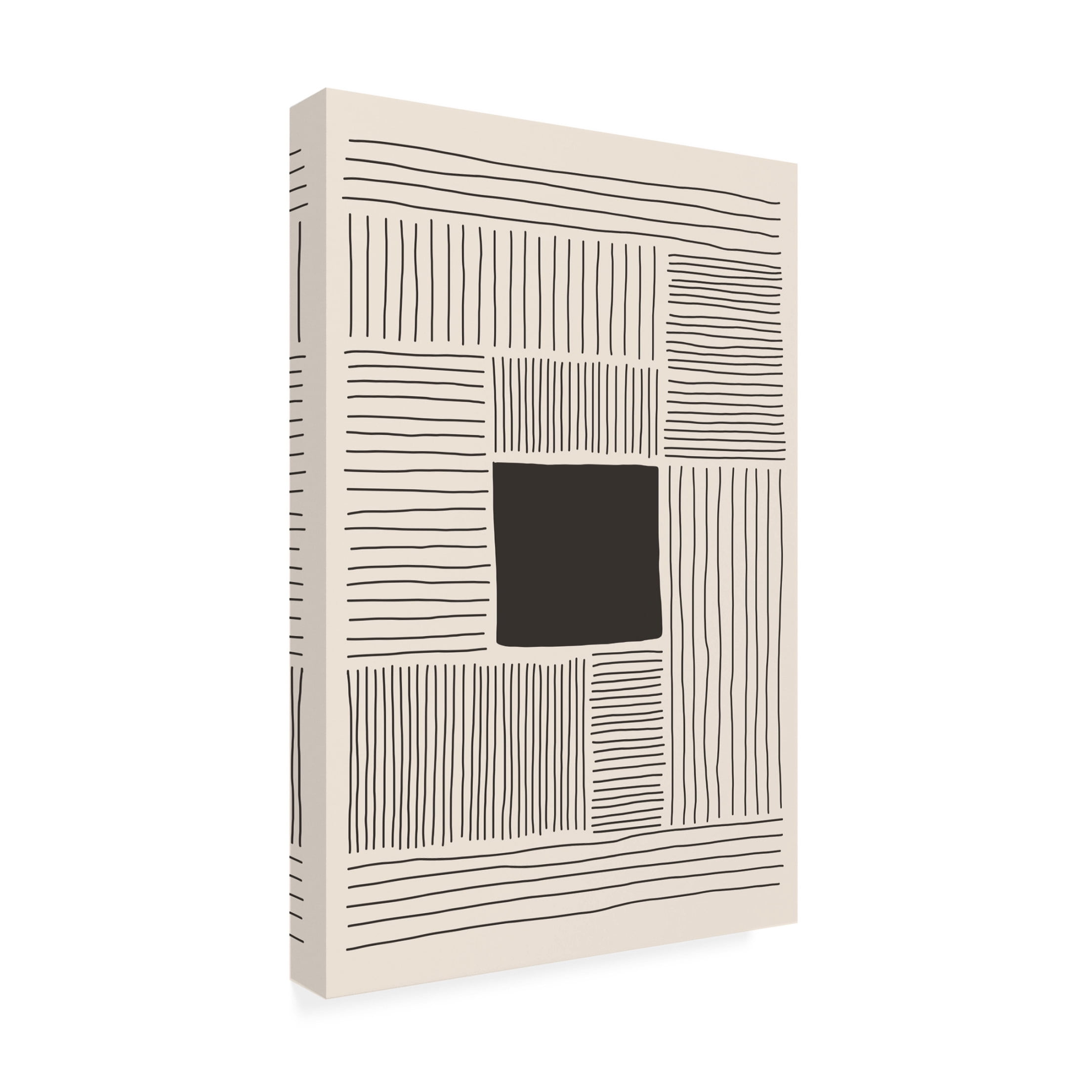 Trademark Fine Art jay stanley  Minimalism Shapes 3 Canvas Wall Art