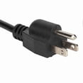 thumbnail image 2 of 5‑15P Male to IEC320 C5 Female Power Cord 18 AWG 0.3m AC Power Short Cord for Computers, 2 of 4