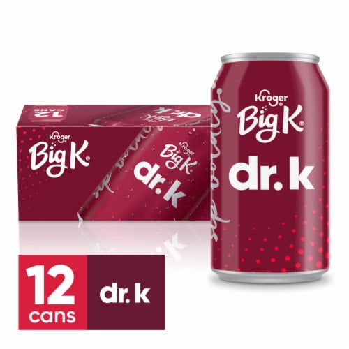 Big K Dr. K Cola Soda Cans - 12 fl oz - 12 pk