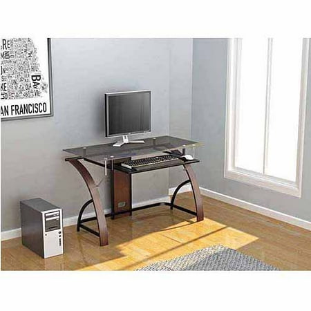 Bellvue Desk Espresso Finish Walmart Com Walmart Com