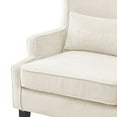 thumbnail image 6 of Clementine Fabric Wing Accent Arm Chair, 6 of 11