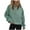 Green2, variant on Lmnyox Fall Winter Casual Sweatshirts for Women Oversized Long Sleeve Zipper Hoodies with Pocket Fashion Pullover Tops