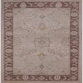 thumbnail image 1 of Ahgly Company Indoor Square Mid-Century Modern Dark Almond Brown Oriental Area Rugs, 6' Square, 1 of 6