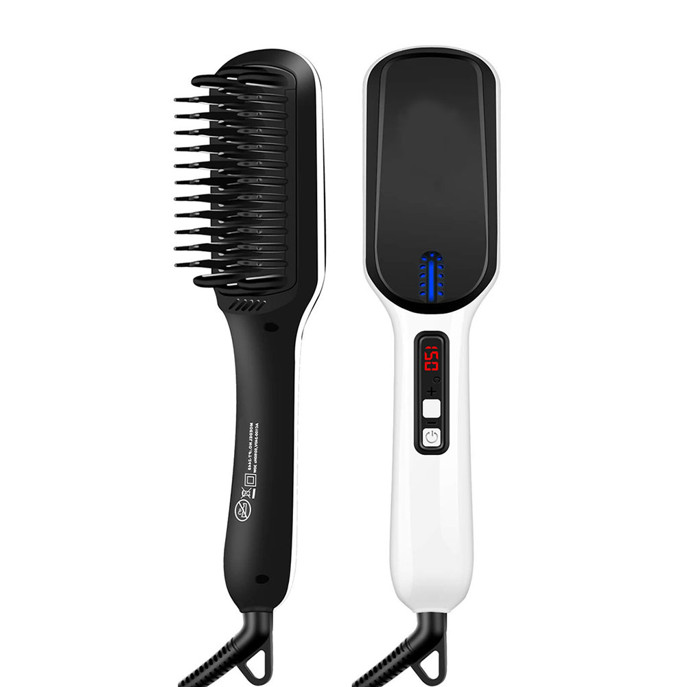 beard straightening brush uk