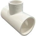 thumbnail image 4 of ERA Schedule 40 PVC Reducing Tee, 2" x 2" x 3/4" Socket x Socket x Socket, NSF-PW Certified, White PVC Pipe Fitting – 5 Pack, 4 of 5